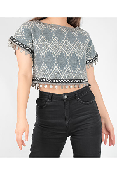 Savage Culture Top, Albastru