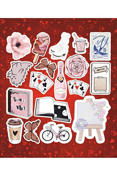 hediyenebak مجموعة ملصقات ذات طابع حلو |   ملصق للكمبيوتر المحمول والكمبيوتر الشخصي والتابلت والهاتف والدفتر ومجلة البوليت جورنال