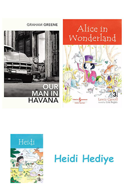 Bloomsbury Ο Άνθρωπος μας στην Αβάνα + Η Αλίκη στη Χώρα των Θαυμάτων + Η Χέιντι