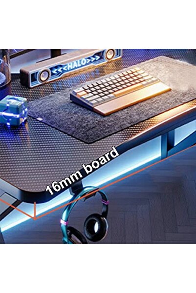 NKX Ergonomic K Shaped Gaming Desk Computer Desk Writing Desk 120 CM