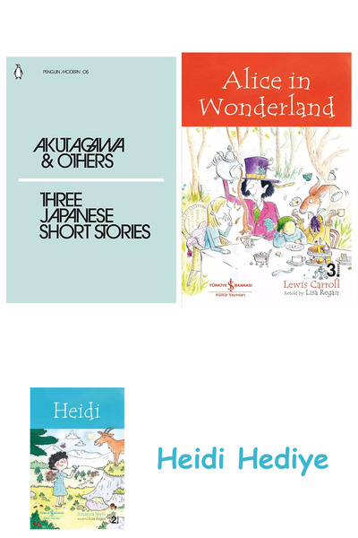 Bloomsbury ثلاث قصص يابانية قصيرة + أليس في بلاد العجائب + هايدي