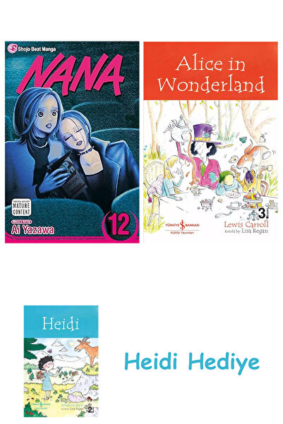 Bloomsbury Нана, том 12: Том 12 + Алиса в страната на чудесата + Хайди