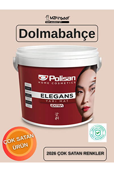 Polisan Elegans Extra Yarı Mat Küf Önleyici İç Cephe Boyası Dolmabahçe