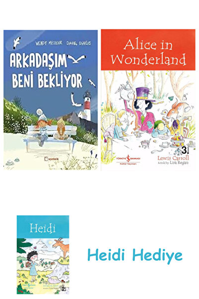 Bloomsbury My friend is waiting for me + alice in wonderland + heidi