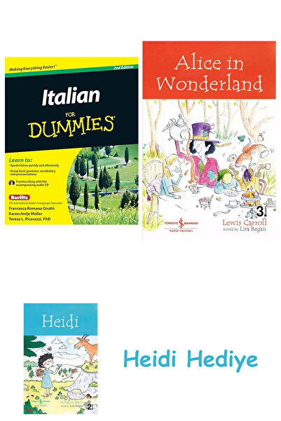 Bloomsbury Ιταλικά για αρχάριους + Η Αλίκη στη χώρα των θαυμάτων + Η Χέιντι