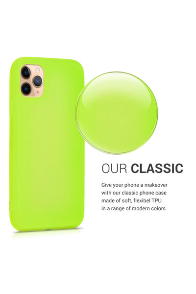 KWmobile Case for Apple iPhone 11 Pro, Silicone, Yellow, 49781.75