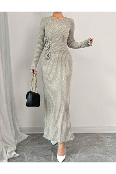 Sheya Shein maxi dress, gray