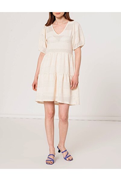 Hailys Short dress, Cream