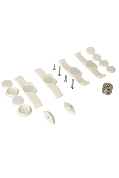 3dFactory Set of magnetic honeycomb grid holders for car license plate Slim-4...