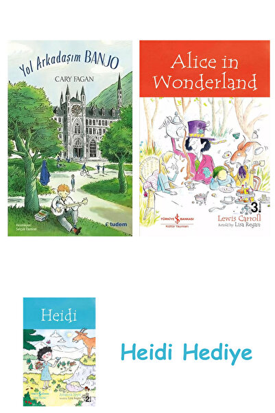 Bloomsbury رفيق الطريق بانجو + أليس في بلاد العجائب + هايدي