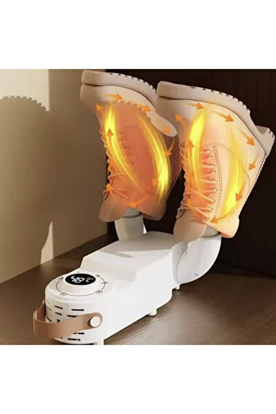 OEM Uscător electric de încălțăminte cu sterilizator UV, aer cald la 360°, 150W, pliabil, alb