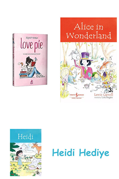 Bloomsbury Любовна пай + Алиса в страната на чудесата + Хайди