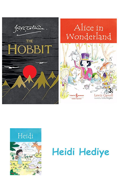 Bloomsbury Ο Χόμπιτ + Η Αλίκη στη Χώρα των Θαυμάτων + Η Χέιντι