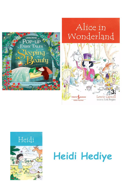 Bloomsbury الجميلة النائمة + أليس في بلاد العجائب + هايدي