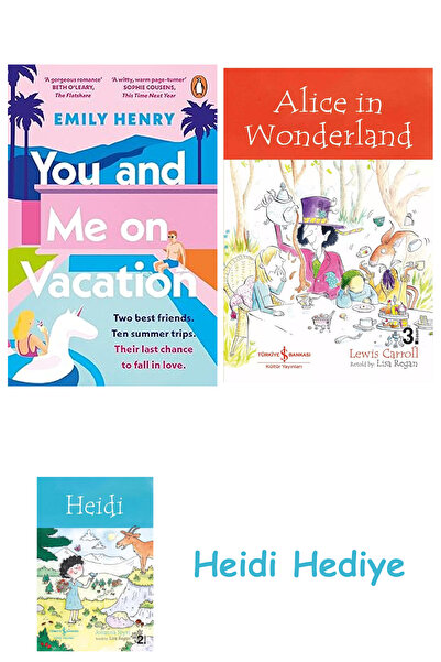 Bloomsbury أنت وأنا في العطلة + أليس في بلاد العجائب + هايدي