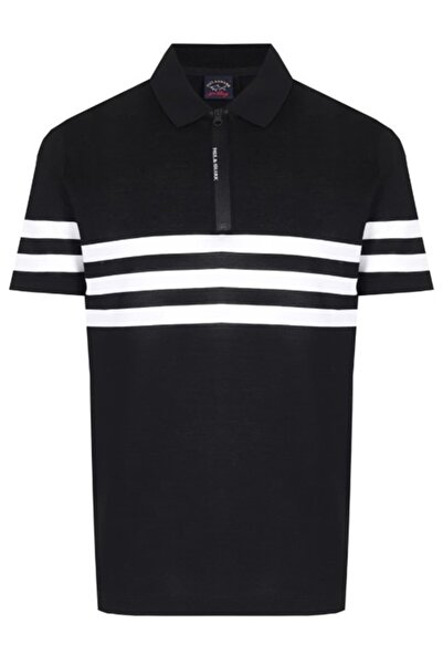 PAUL&SHARK MEN'S KNITTED POLOSHIRT C.WCOTTON