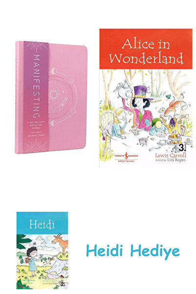 Bloomsbury Εκφράζοντας την ενέργεια: Ένα ημερολόγιο ανακριβείας καθημερινά και νυχτερινά + Η Αλίκη στη χώρα των θαυμάτων + Η Χέιντι