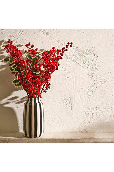 Bella Maison Rise Stoneware Vase Black-White (14X14X26 cm)