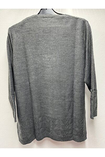 Rüya Hattuş Self-Patterned Mother's Jacket with Pockets