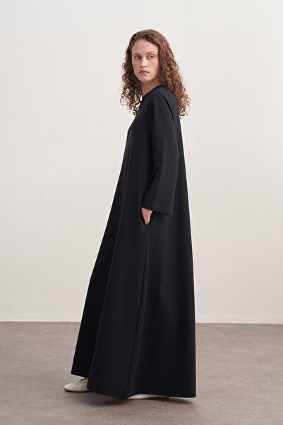 EBU Prive Γυναικείο φόρεμα Interlock O oversized Navy Blue