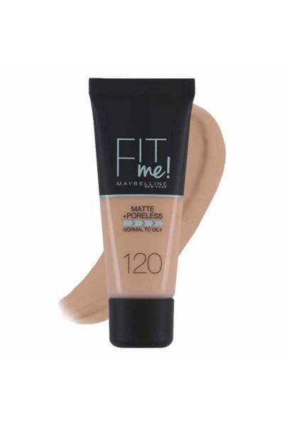 MAYBİN Fit Me Matte and Poreless Foundation - 30ml - Shade 120