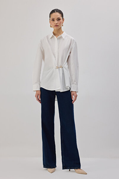 Touché Privé Poplin Shirt with Metal Accessories