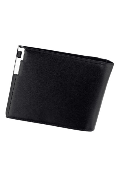 CRM Slim men's wallet CRM, compact model, horizontal type, elegant design, small, black
