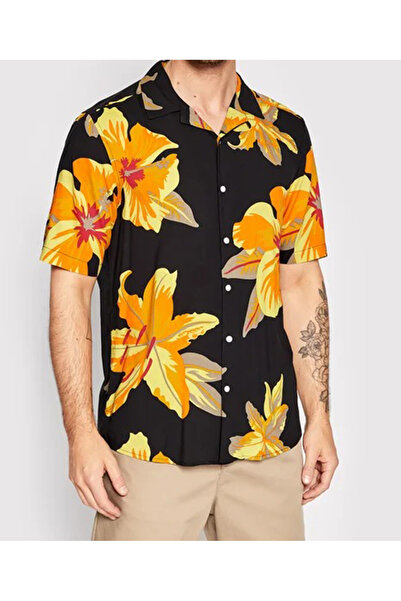 ONLY Camasa, Negru floral