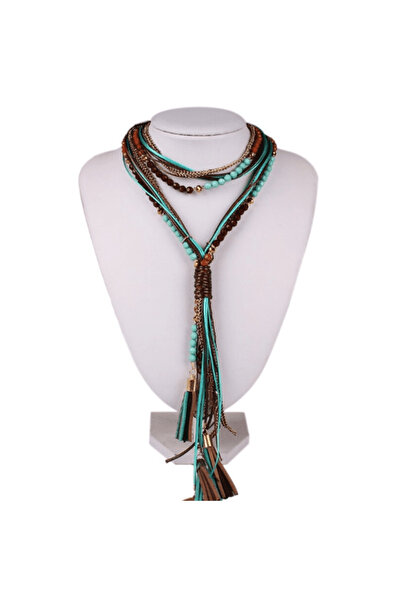 CRM BohoSummer Necklace, CRM, MultiLayer, MultiColor, 65 cm