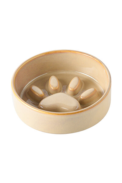 OEM Bol ceramic pentru pisici și câini, suport din lemn, anti-înghițire rapid...