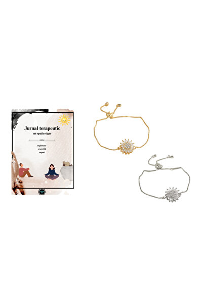 Therapybox Cos cadou Jurnal Terapeutic si Bratara Rotativa Anti-Stres