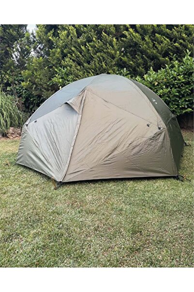CAMPOUT Haki Renk Büyük Kamp Çadırı Su Geçirmez Dayanıklı Outdoor Model