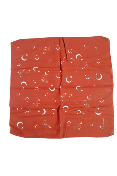Janti Jtaw25Bdn1666 Ay Yildiz Turkey Flag Red 50 cm X 50 cm 100% Cotton Banda...