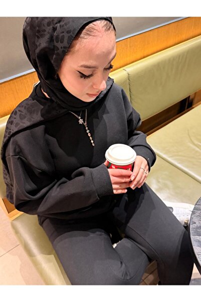 NOTCHTR Women's Jogger Basic Crew Neck Fleece-Lined Sweatshirt Tracksuit Set