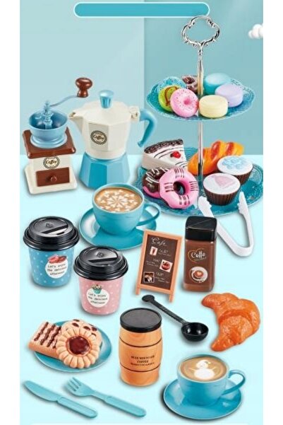 Doris Cafe and Bakery dessert set with cakes and coffee 38 pieces