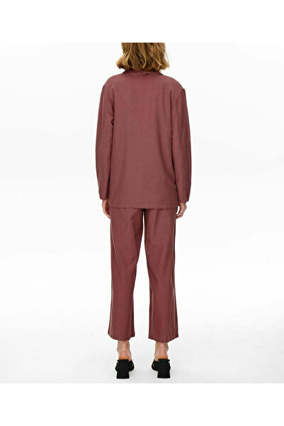 ONLY Blazer, Roz pudra inchis