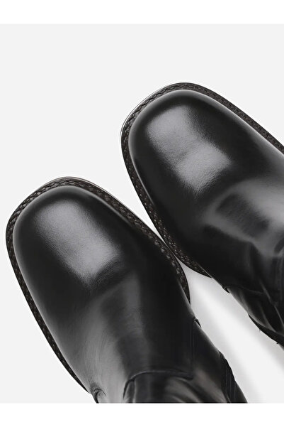 BRONX Women's Black Boots Natural Leather Nata-Liaa