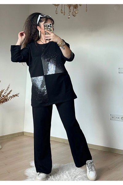 AZRA BUTİK Square Stone Set Large Size