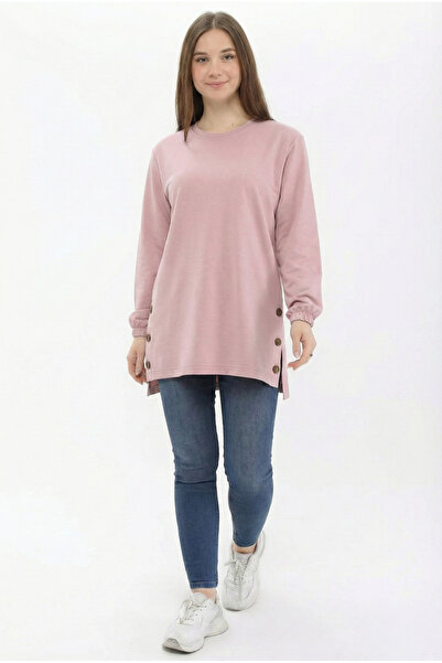 Birol Triko Women's Powder Buttoned Tunic