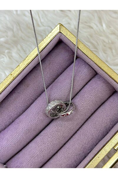 BY YASİN TOPÇU ✨Pave Taşlı Halka Kolye