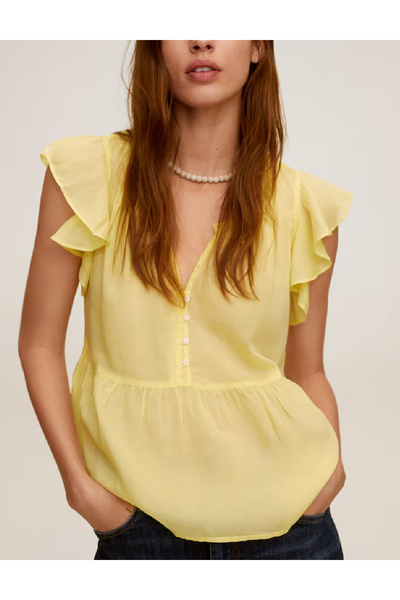 Evendi Blouse, Yellow