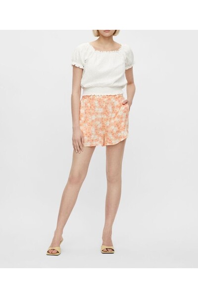 PIECES Shorts, Orange