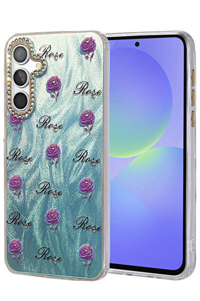 Genel Markalar Samsung Galaxy A36 Kılıf Blade Aynalı Desenli Kapak - Desen 9-...