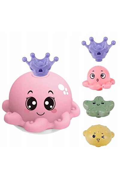 Doris Bath toy artesian fountain Octopus Pink