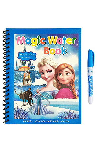 Pitikot Magic Book Pitikot® Water Coloring Book, Reusable, Full of Vibrant Colors, Princess Elsa