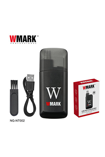 Wmark NG-NT002 Ξυριστική μηχανή για τρίχες μύτης και αυτιών, επαναφορτιζόμενη με USB