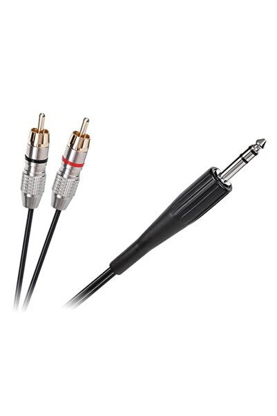 KlaussTech CABLU JACK 6.3 MONO TATA - 2XRCA TATA 3M
