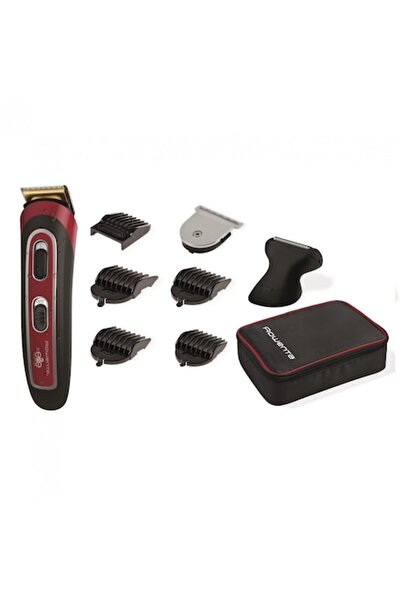 Rowenta TN4422F1 Hair Trimmer, Wet/Dry, Black/Red