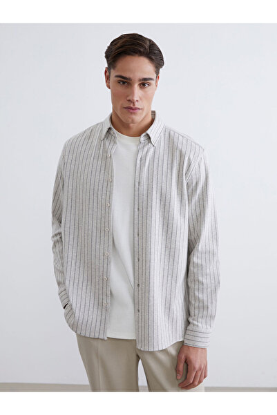 LC Waikiki Quality Parts from Çelebi Store Men's Striped Long Sleeve Shirt