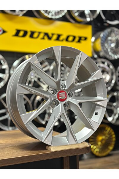 Samlas 18" Seat FR Akrep Jant Takımı - Polo & Ibiza Uyumlu – 8.0x18 5x100 ET35 67.1 – Silver - 4 Adet